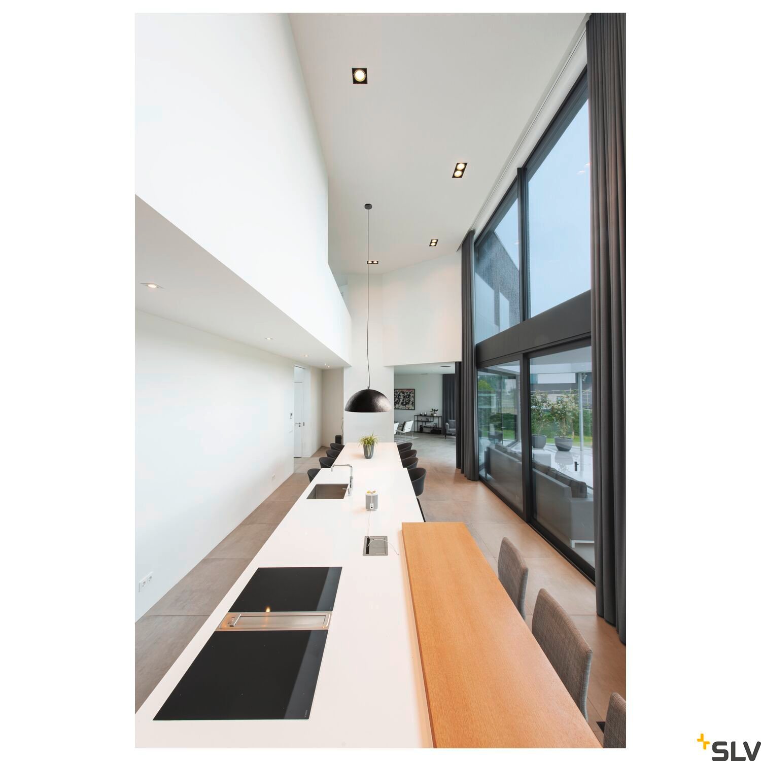 FORCHINI 70,  Pendelleuchte, schwarz/gold, E27, max. 40W 2