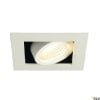 KADUX, Einbauleuchte, einflammig, LED, 3000K, eckig, weiß matt, 38°, 9W, inkl. Treiber 7