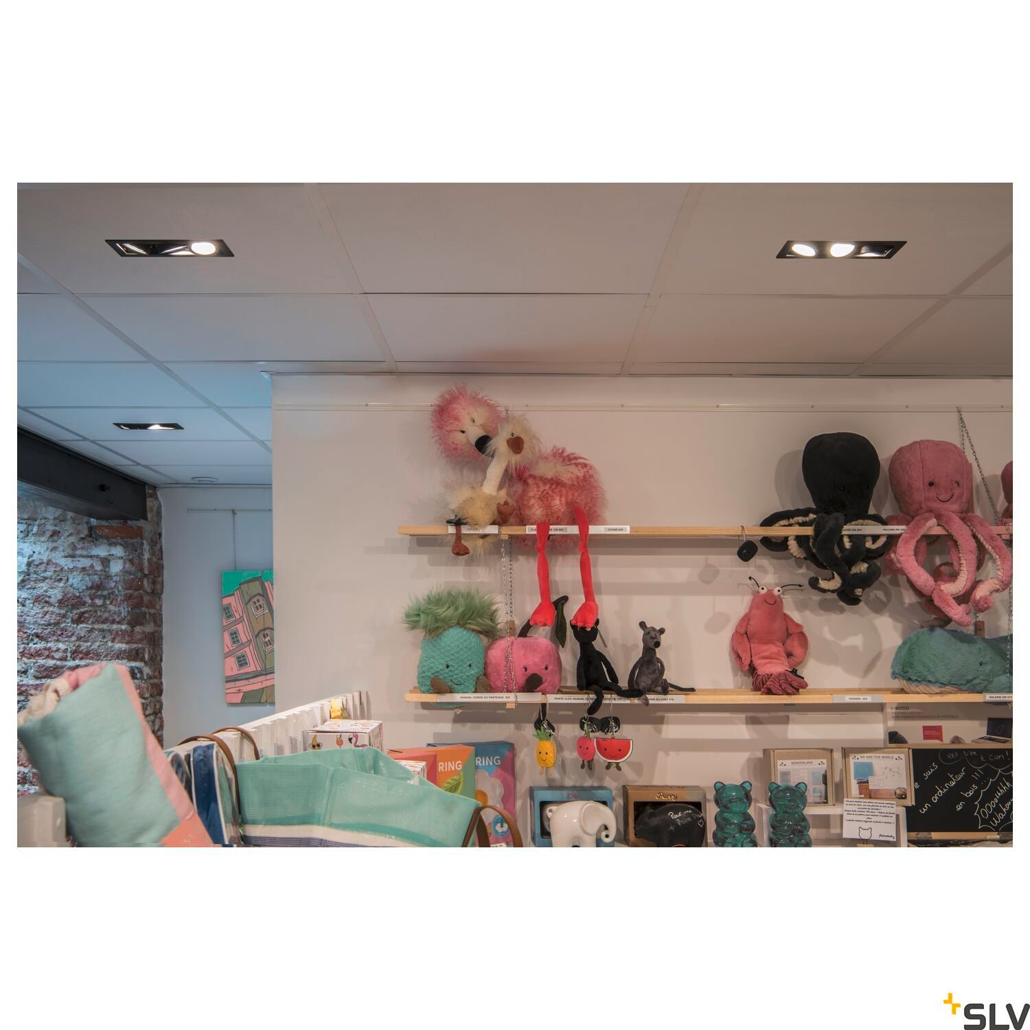 KADUX, Einbauleuchte, dreiflammig, LED, 3000K, rechteckig, schwarz matt, 38°, 22W, inkl. Treiber 4