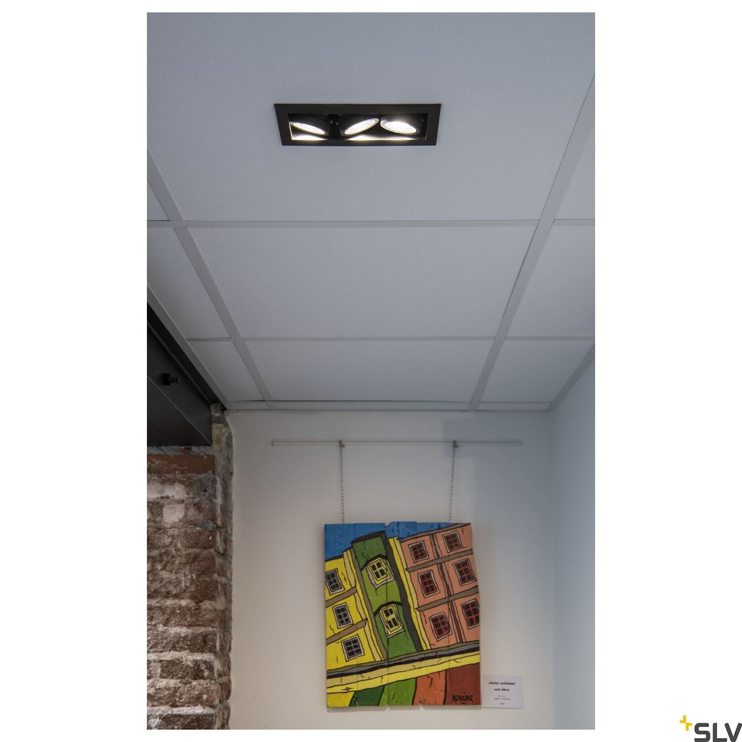 KADUX, Einbauleuchte, dreiflammig, LED, 3000K, rechteckig, schwarz matt, 38°, 22W, inkl. Treiber 5