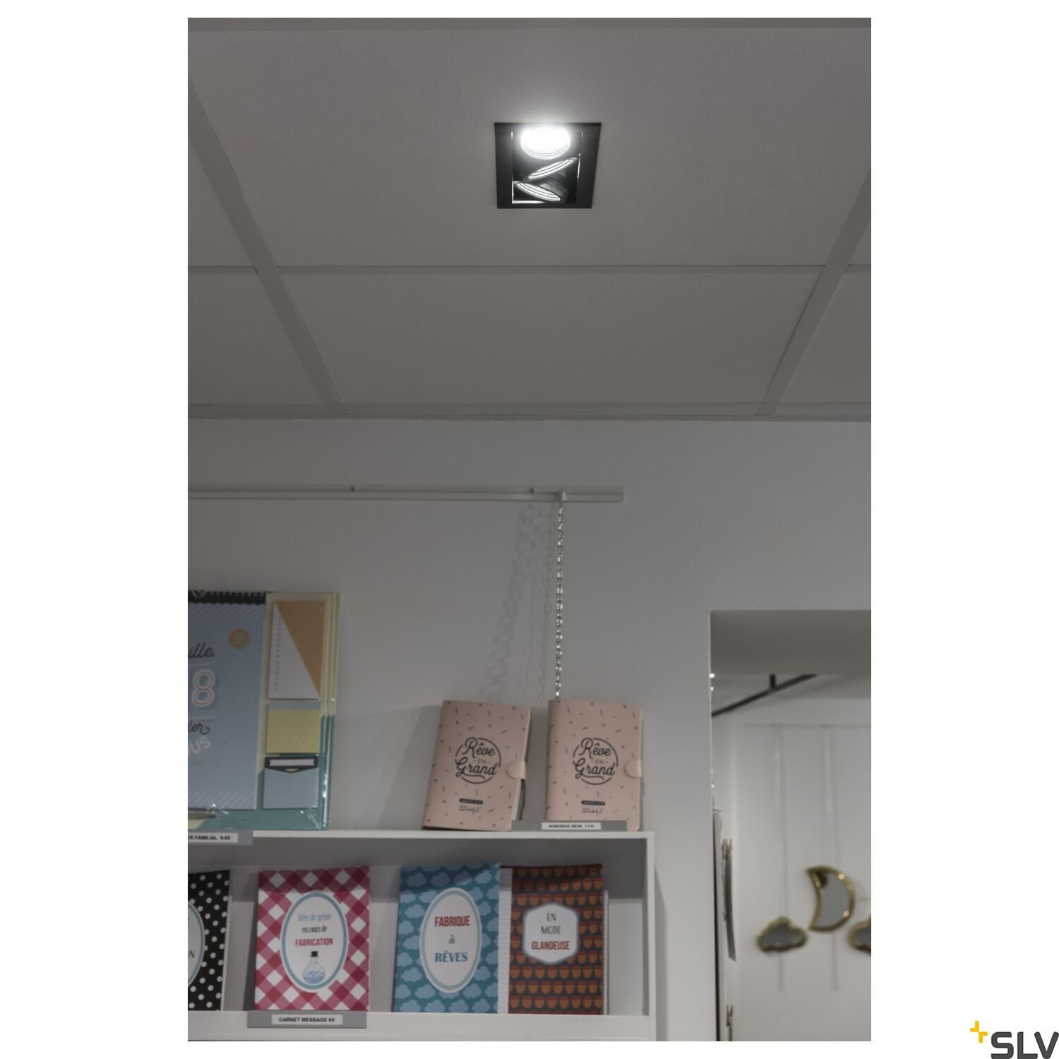 KADUX, Einbauleuchte, dreiflammig, LED, 3000K, rechteckig, schwarz matt, 38°, 22W, inkl. Treiber 6