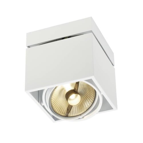 KARDAMOD, Deckenleuchte, einflammig, QPAR111, eckig, weiß, max. 75W 2