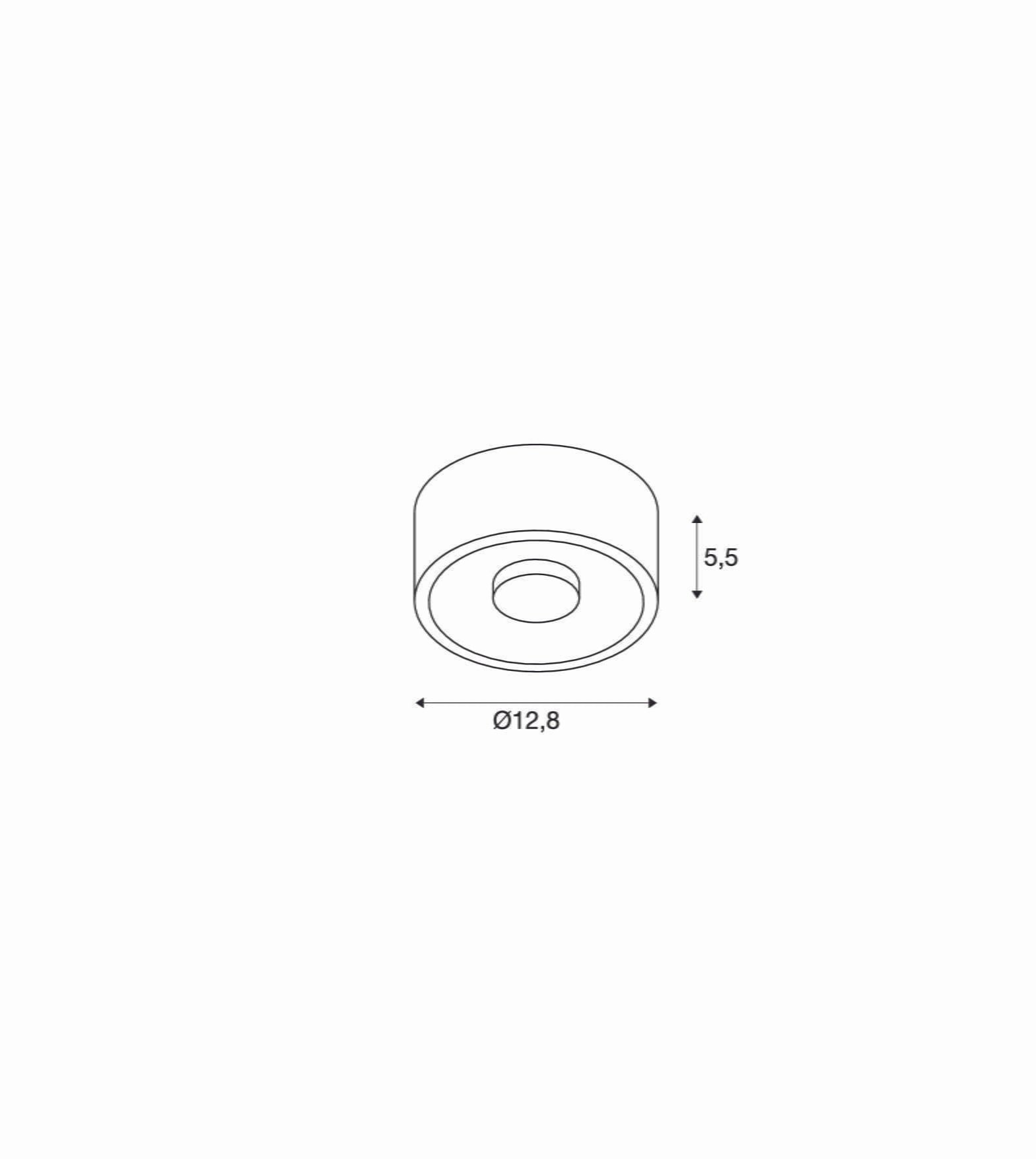 OCCULDAS 13, Wand- und Deckenleuchte, LED, 3000K, indirekt, weiß, 15W 3