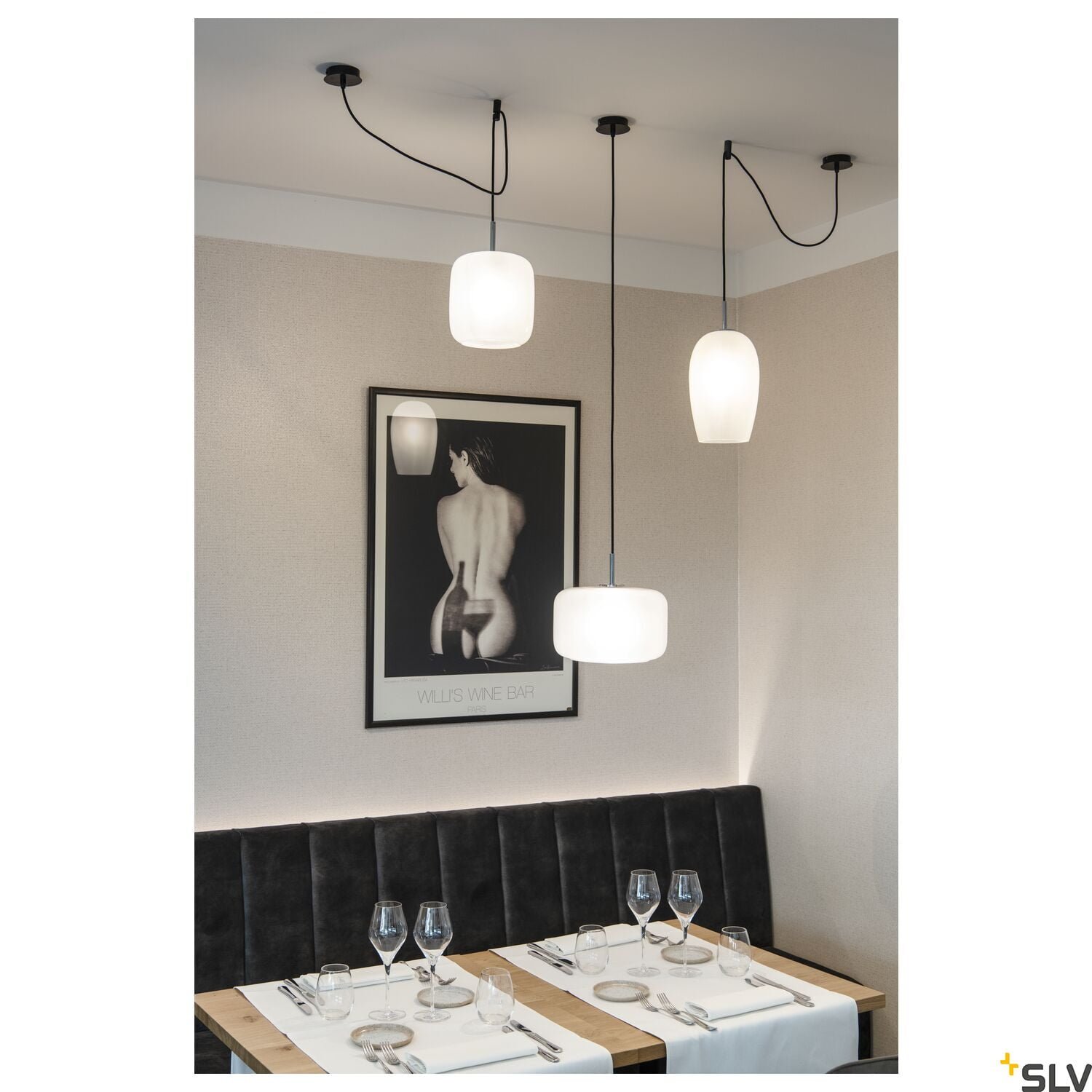 PANTILO 20 PD, E27 Pendelleuchte, weiß/chrom 6