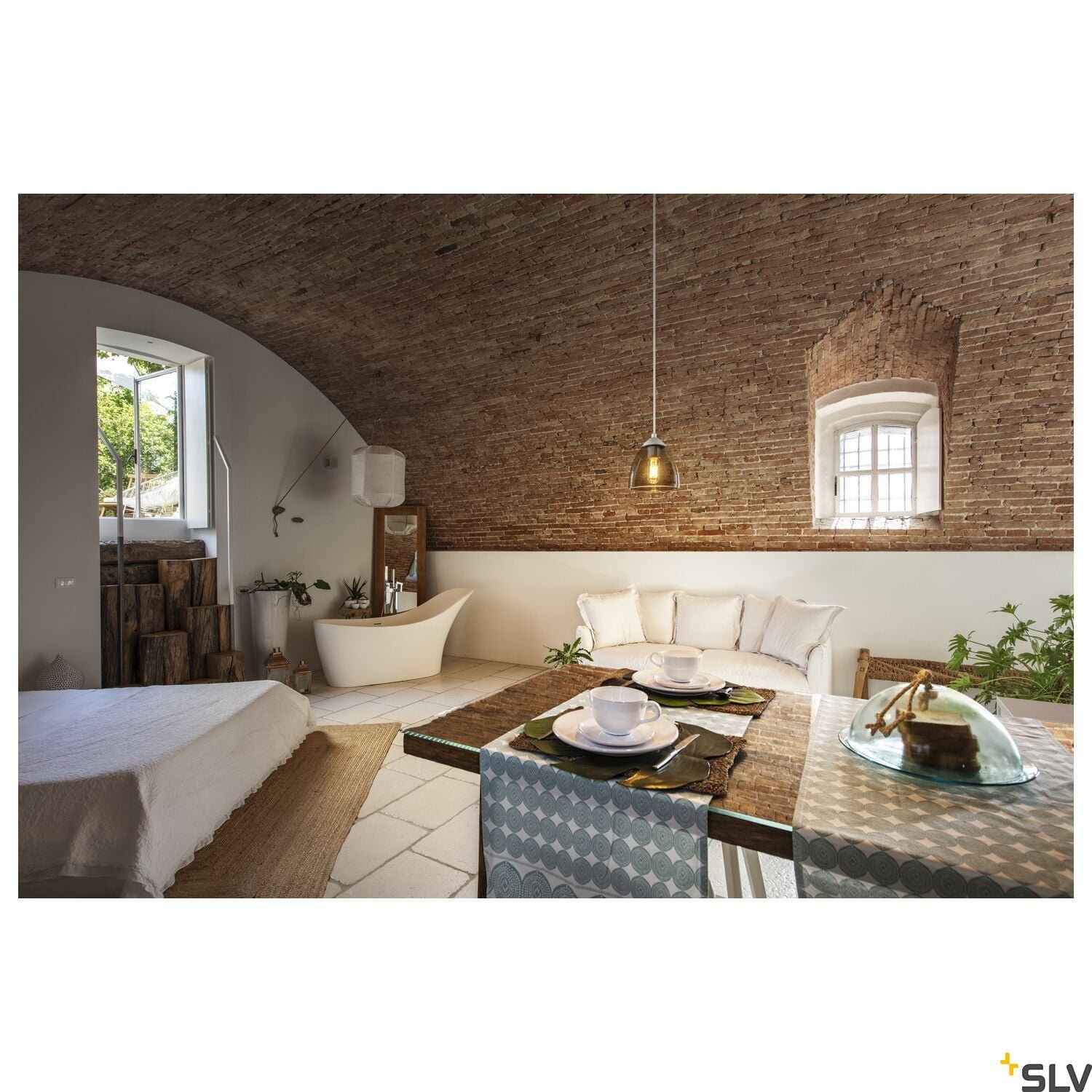 PARA CONE GL, Pendelleuchte weiß / transparent 4