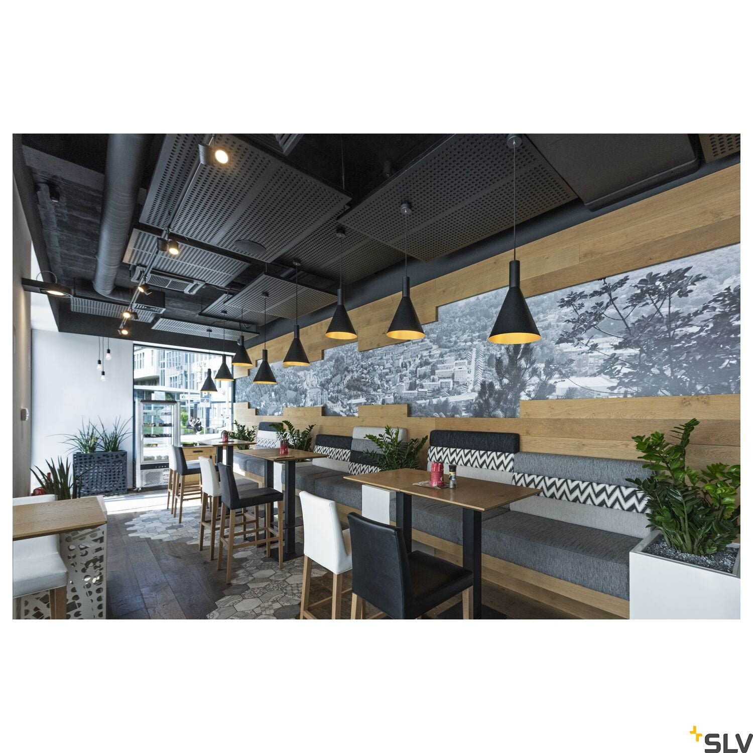 PHELIA 20,  Pendelleuchte, schwarz/gold 4