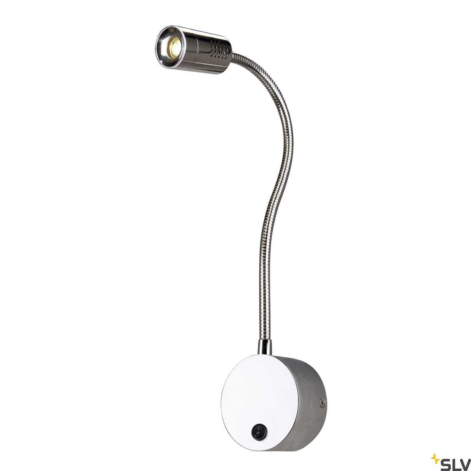 DIO FLEX PLATE, Wandleuchte, Power LED 1W, 3000K, chrom, 2