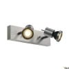 ASTO, Wand- und Deckenleuchte, zweiflammig, QPAR51, aluminium gebürstet, max. 150 W 6