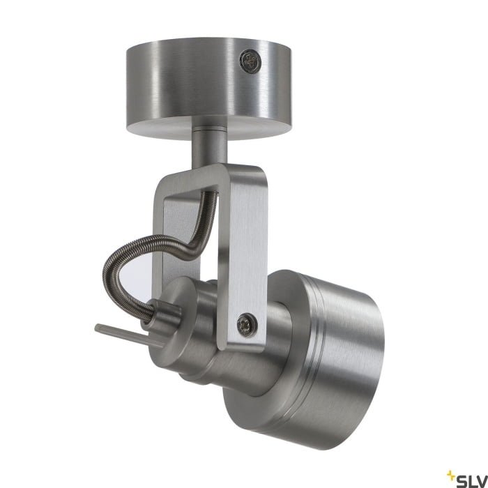 INDA, Wand- und Deckenleuchte, Spot, QPAR51, aluminium gebürstet, max. 50 W 3