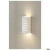PLASTRA, Wandleuchte, eckig, 100 Slot, weißer Gips, E14, max. 40 W 13