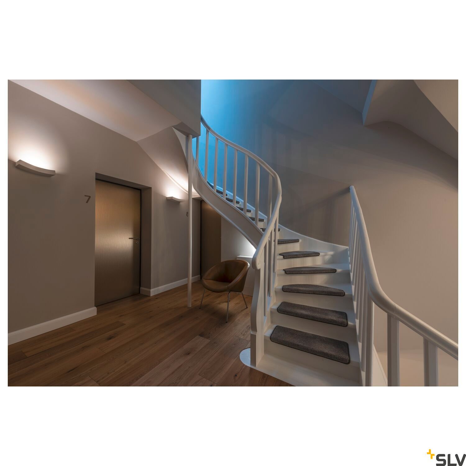 PLASTRA, Wandleuchte, weißer Gips, QT-DE12, max. 100 W 5