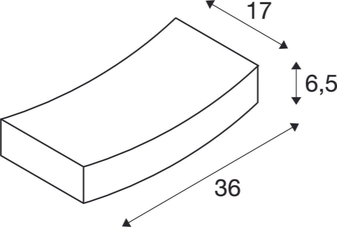 PLASTRA, Wandleuchte, weißer Gips, QT-DE12, max. 100 W 7