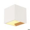PLASTRA, Wandleuchte, QT14, eckig, Cube, weißer Gips, max. 42 W 8