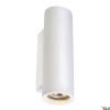 PLASTRA, Wandleuchte, QPAR51, rund, Tube, weißer Gips, max. 70W 8