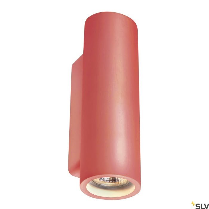 PLASTRA, Wandleuchte, QPAR51, rund, Tube, weißer Gips, max. 70W 3