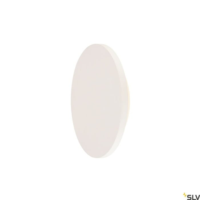 PLASTRA, Wandleuchte, LED, 3000K, rund, weißer Gips, Ø 30cm 2