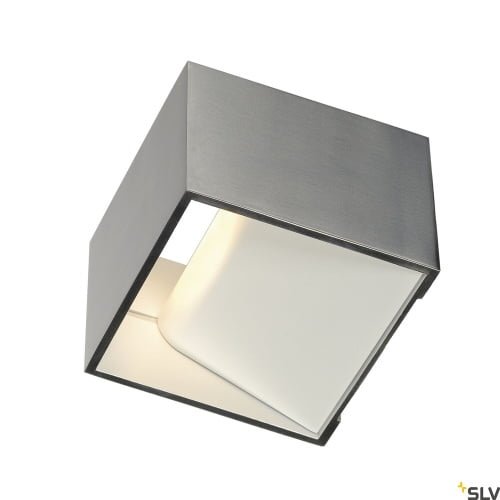 LOGS IN, Wandleuchte, LED, 3000K, eckig, aluminium gebürstet /weiß, inkl. LED-Treiber 2