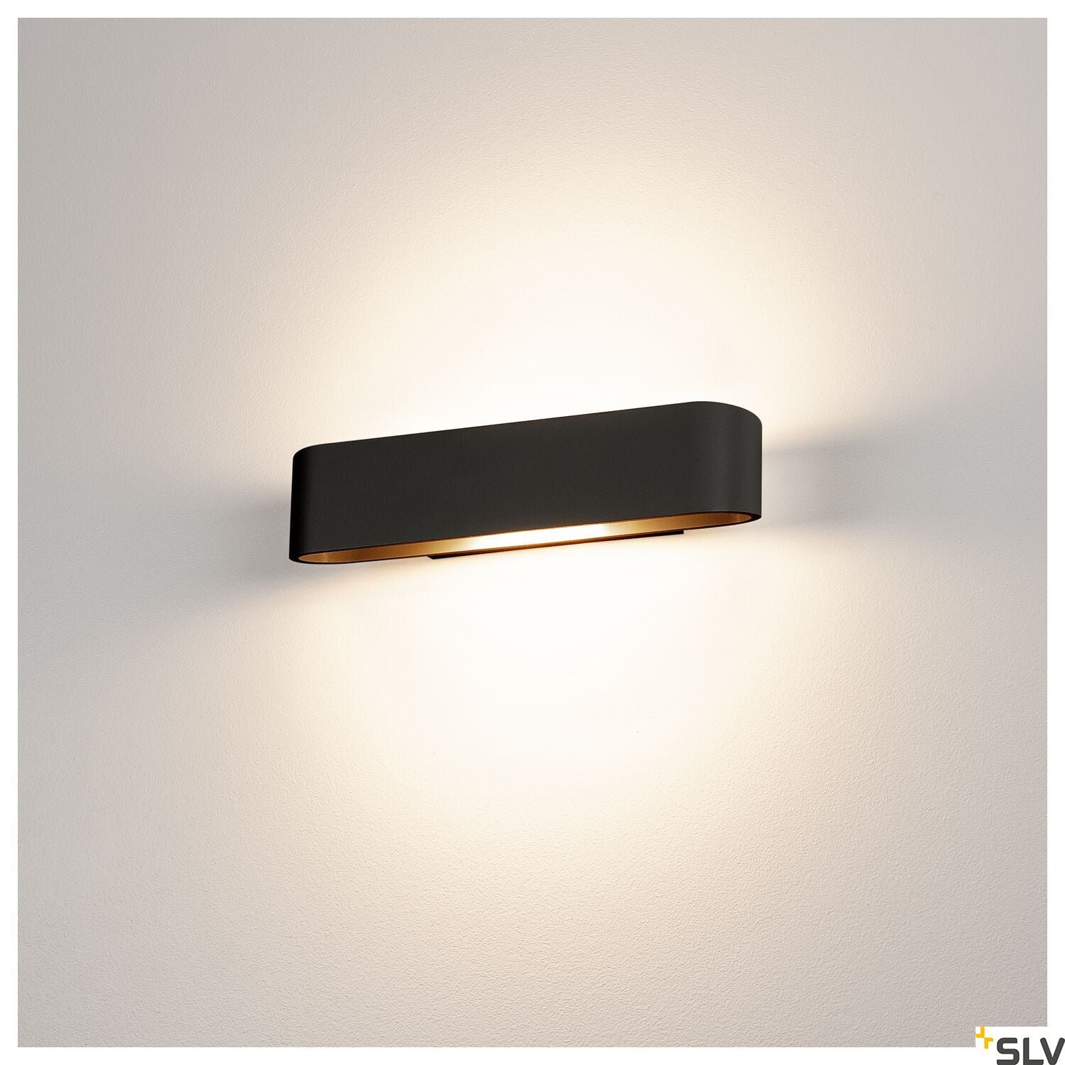 OSSA 300, Wandleuchte, QT-DE12, oval, up/down, schwarz, max. 120W 3