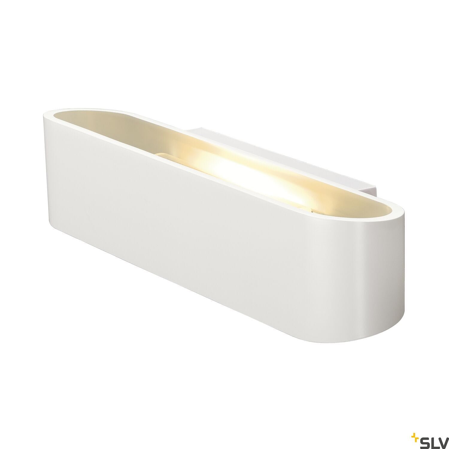OSSA 300, Wandleuchte, QT-DE12, oval, up/down, weiß, max. 120W