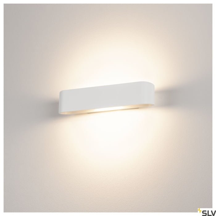 OSSA 300, Wandleuchte, QT-DE12, oval, up/down, weiß, max. 120W 2
