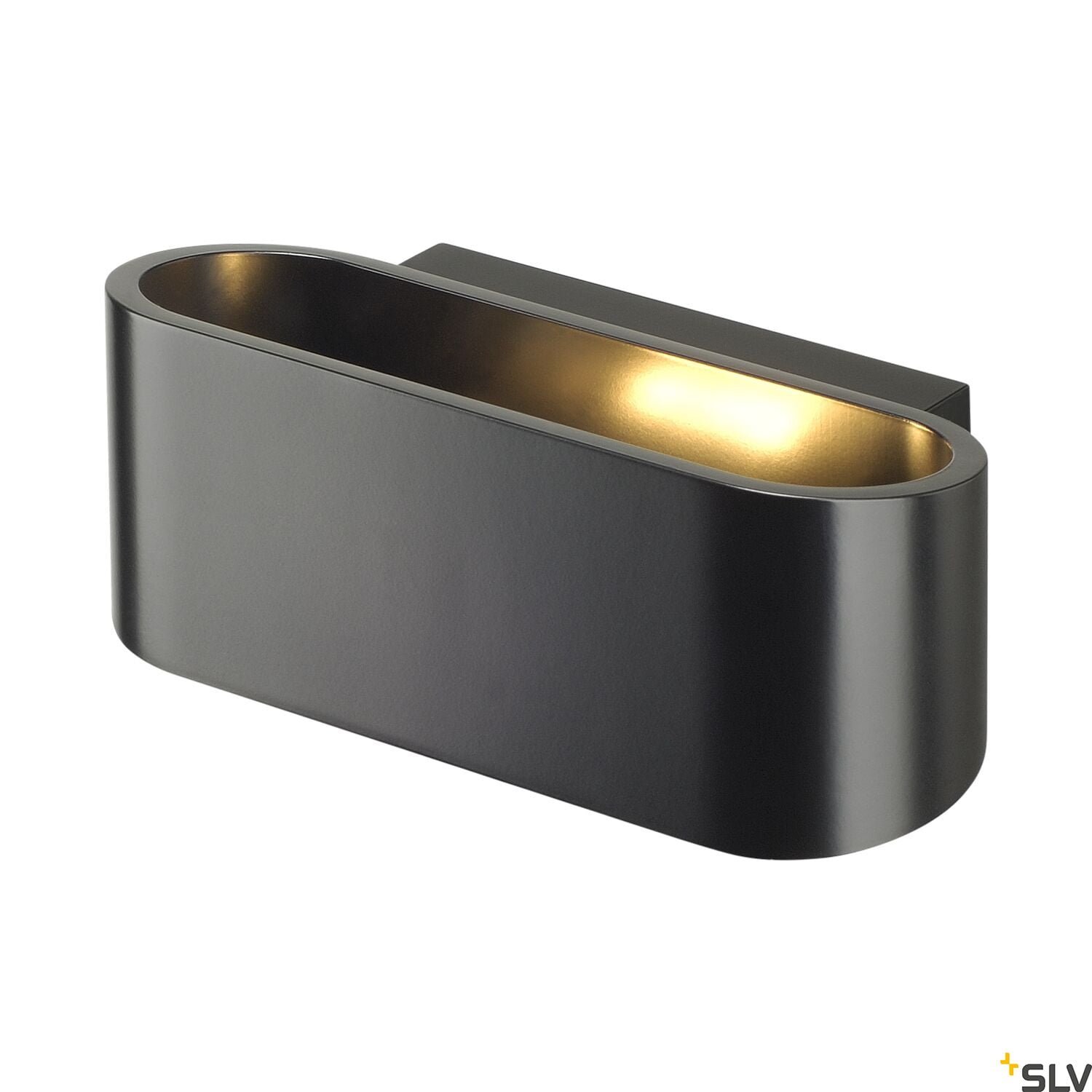 OSSA 180, Wandleuchte, QT-DE12, oval, up/down, schwarz, max. 100W 2