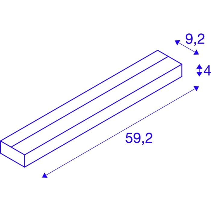 SEDO 14, Wandleuchte, LED, 3000K, eckig, weiß, Glas satiniert, 17W 4