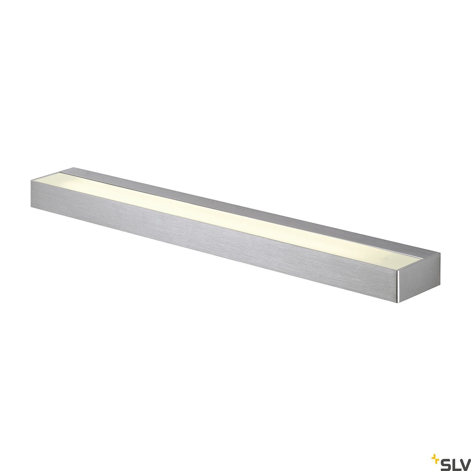 SEDO 14, Wandleuchte, LED, 3000K, eckig, aluminium gebürstet, Glas satiniert, 17W