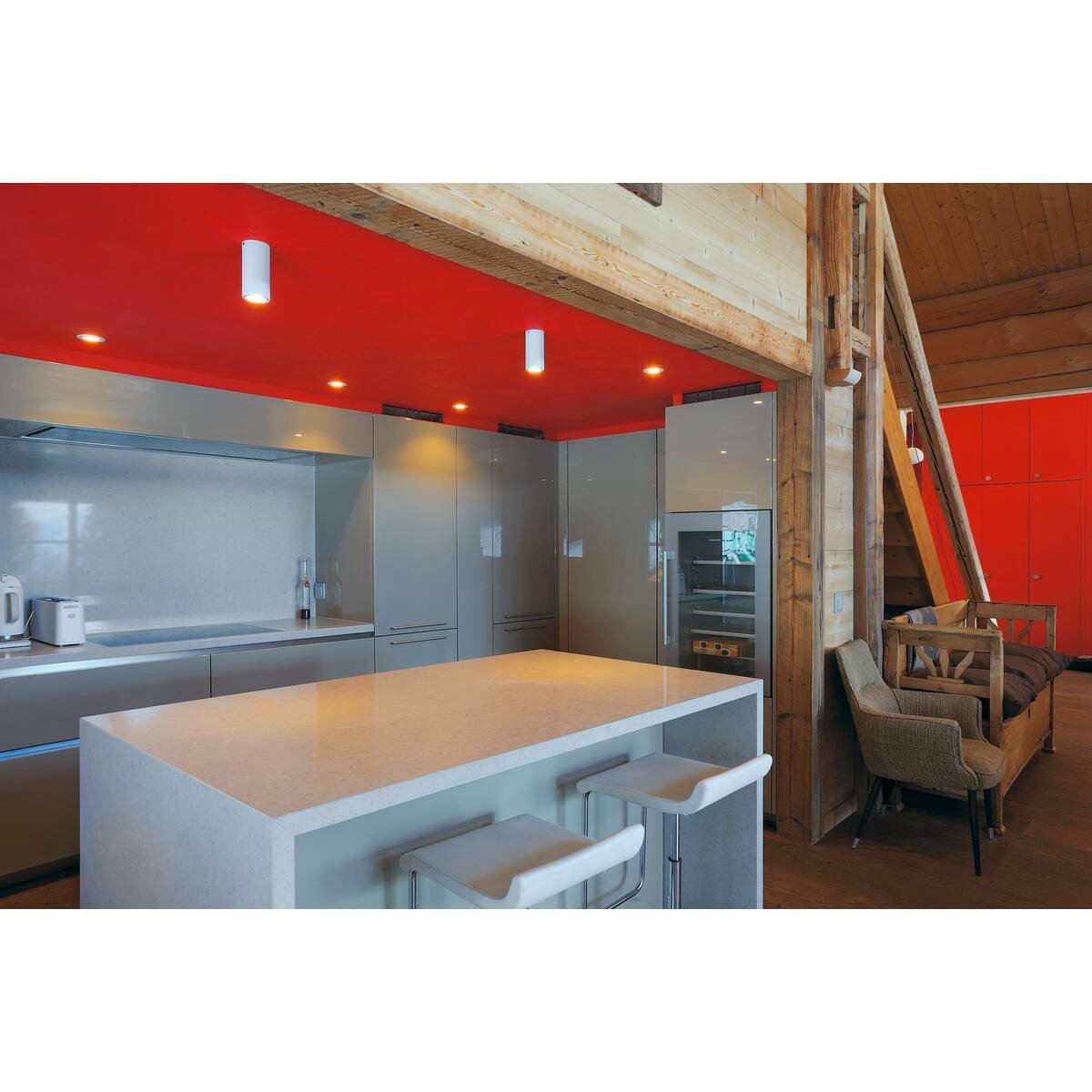 ENOLA_B CL-1, Deckenleuchte, QPAR51, rund, weiß, max. 35 W 2