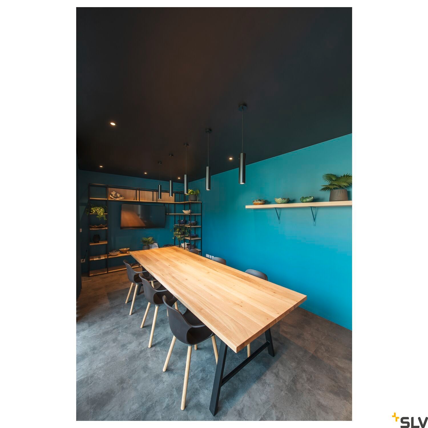 NEW TRIA rund, LED  Deckeneinbauleuchte, schwarz, 1800-3000K, 7,2W 6