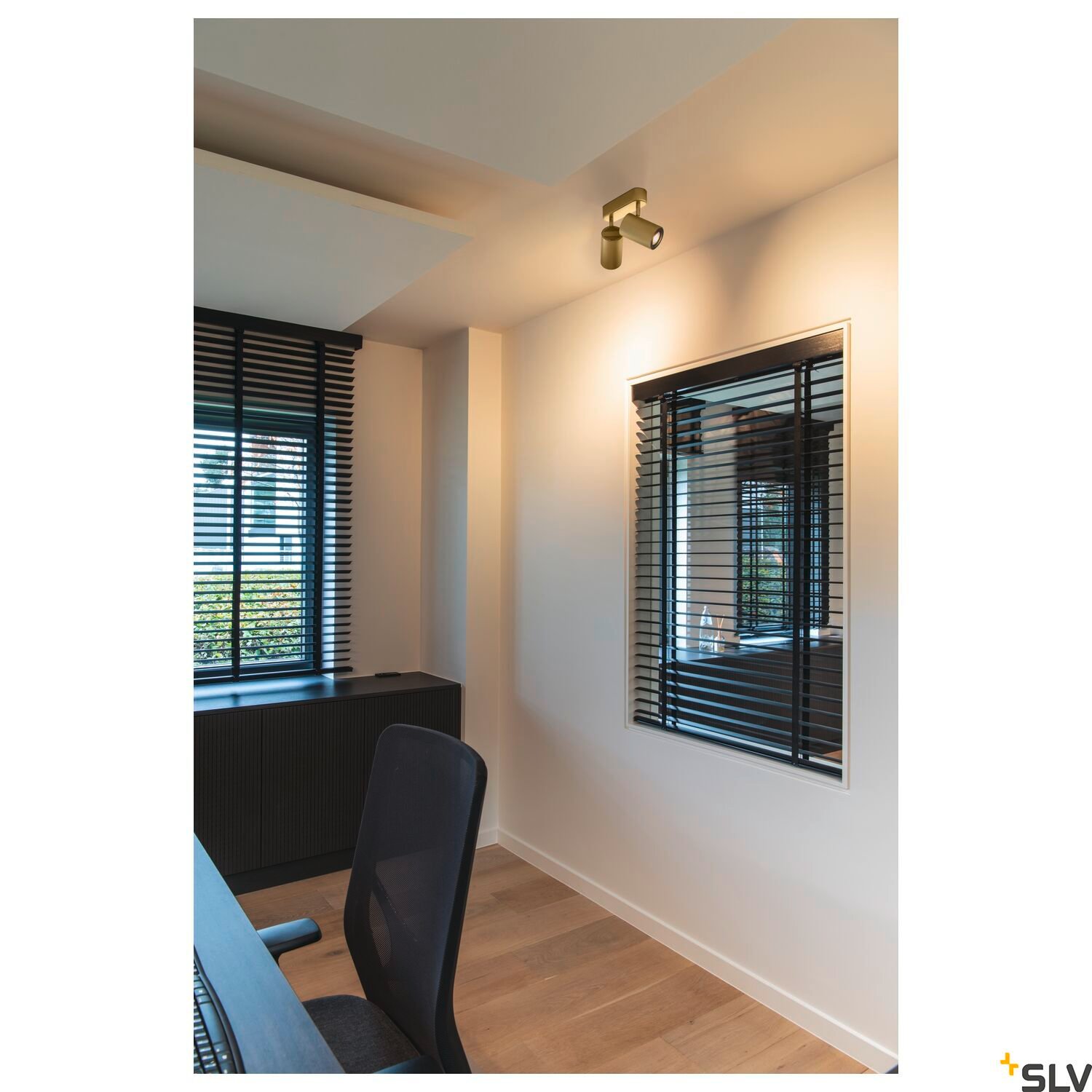 ENOLA B, Wand- und Deckenleuchte, Spot, zweiflammig, QPAR51, messing, max. 100W 3