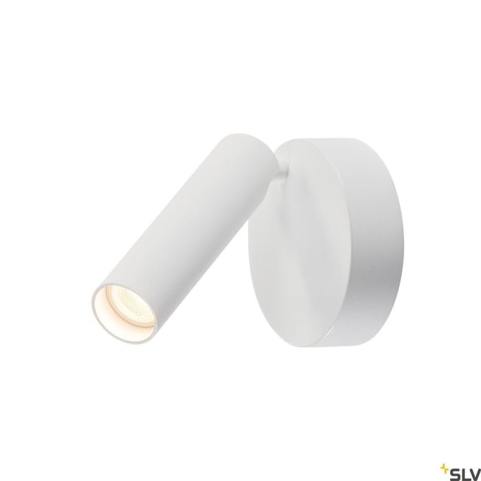 KARPO 30, Wand- und Deckenleuchte, einflammig, LED, 3000K, rund, weiß, 7,5W
