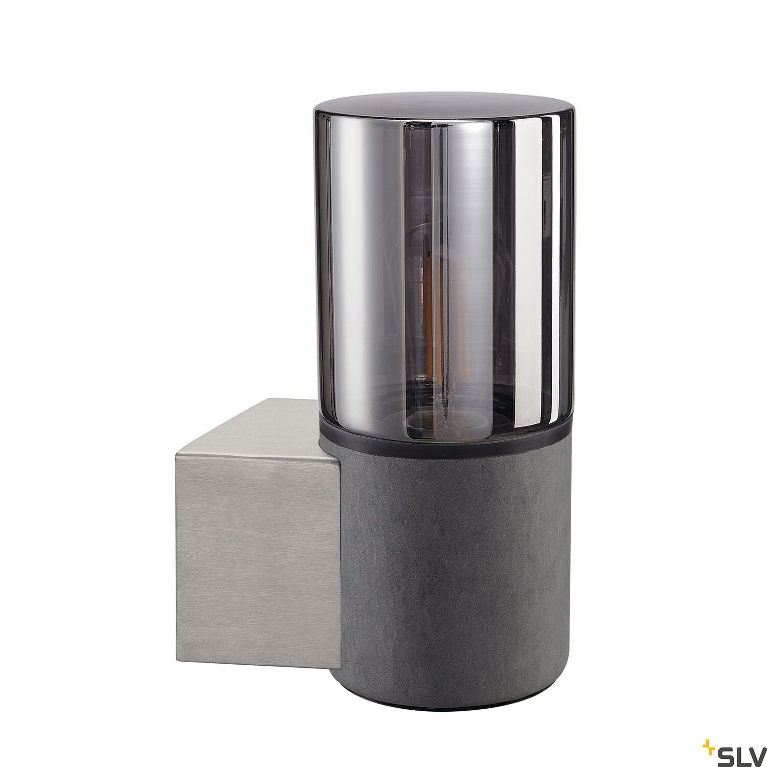 LISENNE, Wandleuchte, TC-(D,H,T,Q)SE, steingrau, max. 23W 2