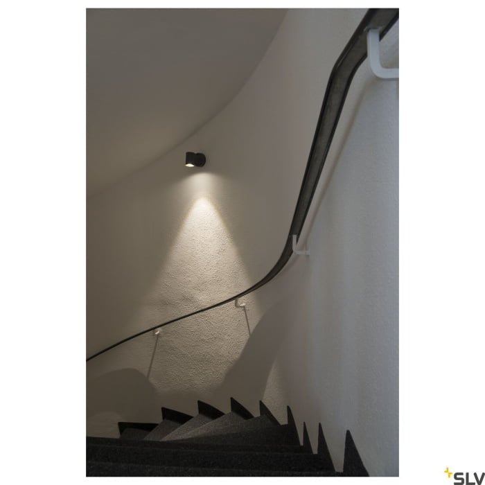 HELIA, Wand- und Deckenleuchte, einflammig, LED, 3000K, 35°, schwarz 2