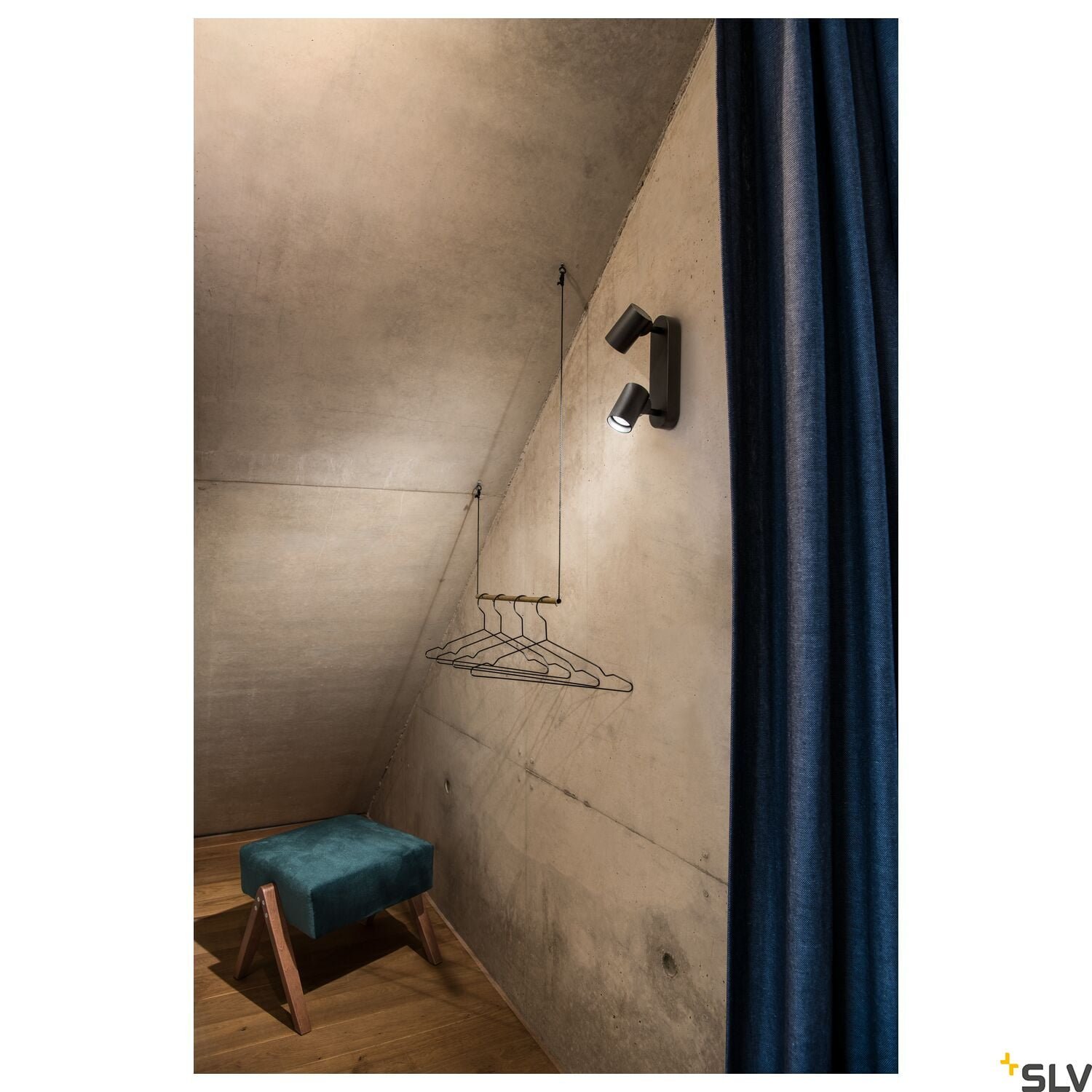 HELIA, Wand- und Deckenleuchte, zweiflammig, LED, 3000K, 35°, schwarz 2