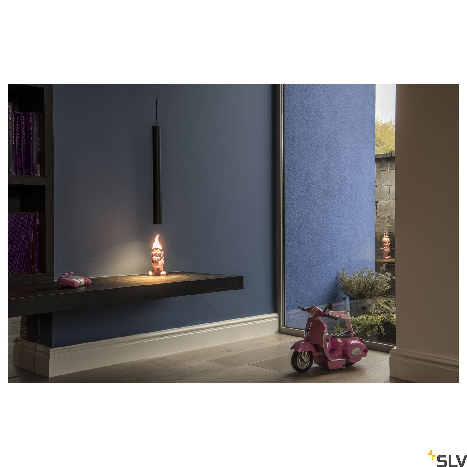 HELIA 40, Pendelleuchte, LED, 3000K, rund, schwarz, flache Rosette, 9W 5 HELIA 40, Pendelleuchte, LED, 3000K, rund, schwarz, flache Rosette, 9W 5