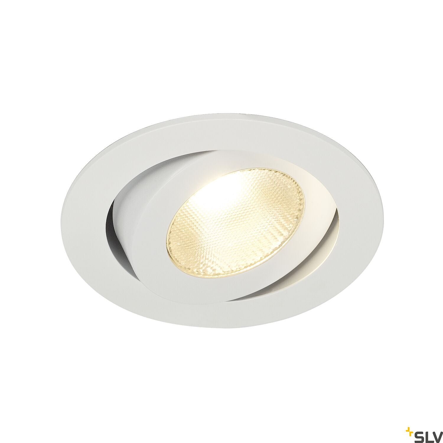 CONTONE®, Einbauleuchte, LED, 2000-3000K, rund, weiß, schwenkbar, 13W, inkl. Blattfedern