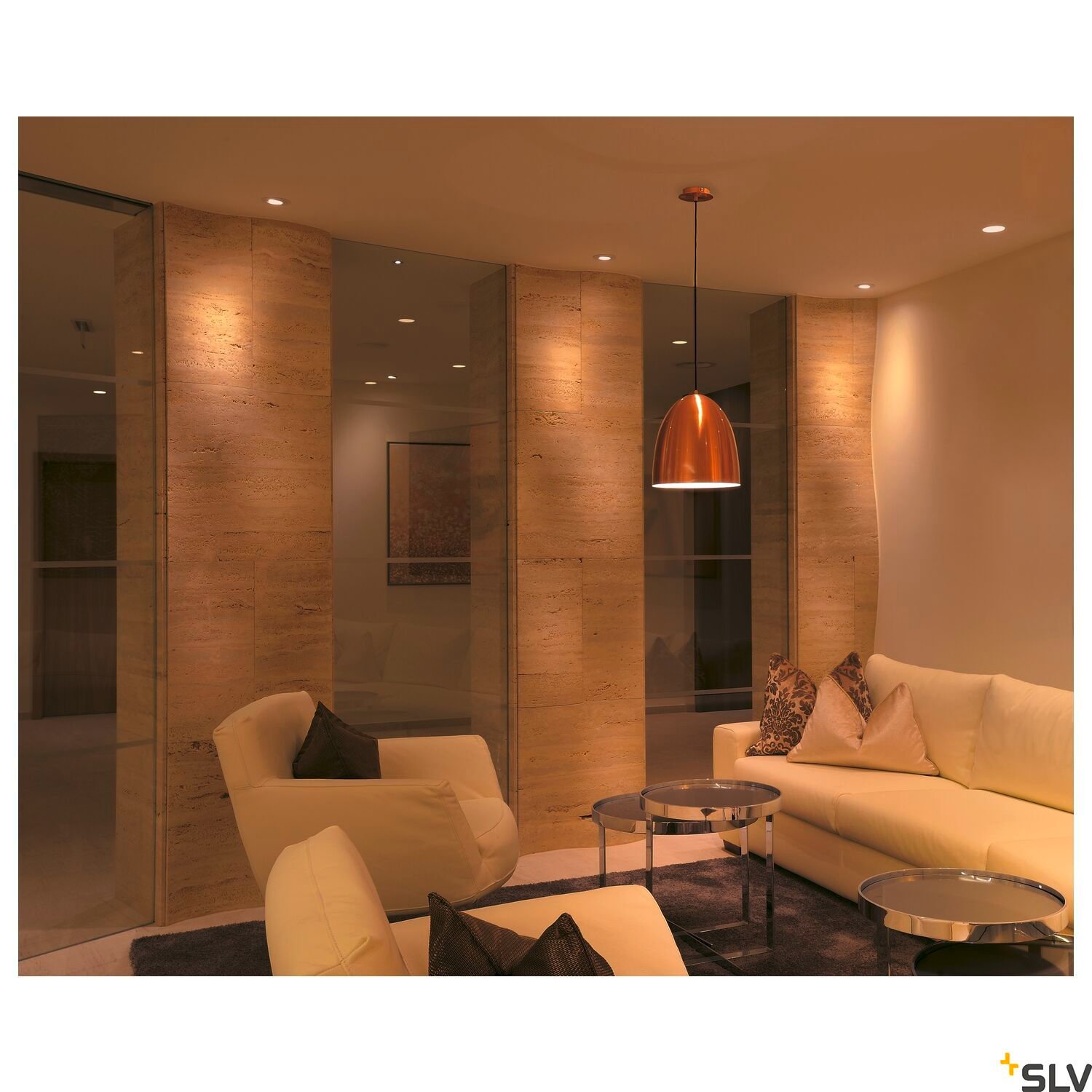 CONTONE®, Einbauleuchte, LED, 2000-3000K, rund, weiß, schwenkbar, 13W, inkl. Blattfedern 6