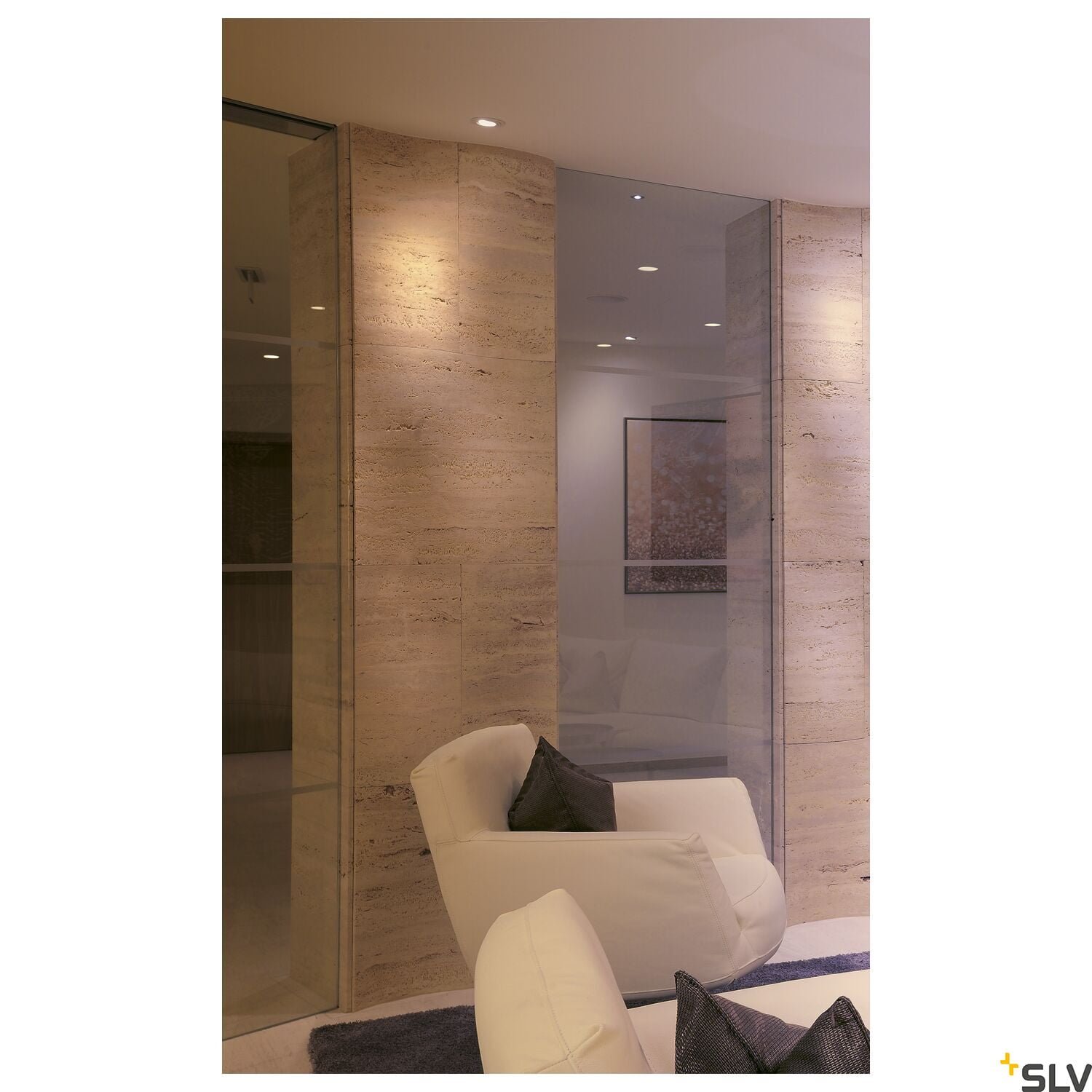 CONTONE®, Einbauleuchte, LED, 2000-3000K, rund, weiß, schwenkbar, 13W, inkl. Blattfedern 4