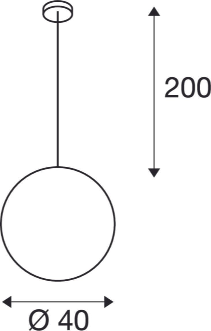 ROTOBALL 40, Pendelleuchte, TC-(D,H,T,Q)SE, silbergrau/weiß, Ø 40 cm, max. 24W 6