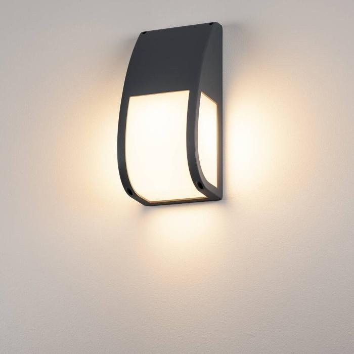 KERAS ELT,  Wand- und Deckenleuchte, TC-TSE, IP54, anthrazit, Energiesparleuchte, max. 24W 2