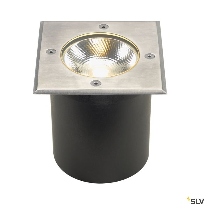 ROCCI,  Bodeneinbauleuchte, LED, 3000K, IP67, eckig, edelstahl 316, max. 6W