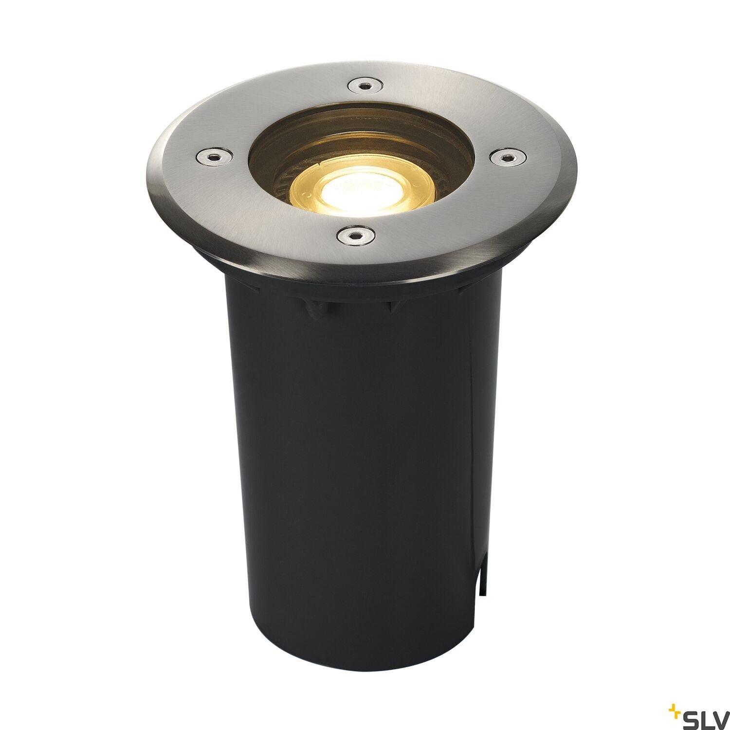 SOLASTO,  Bodeneinbauleuchte, LED GU10 51 mm, IP67, rund, edelstahl, max. 6W LED