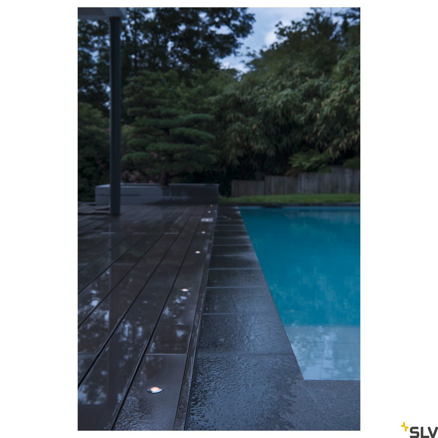 POWER TRAIL-LITE®,  Bodeneinbauleuchte, LED, 3000K, IP67, rund, edelstahl 316 3