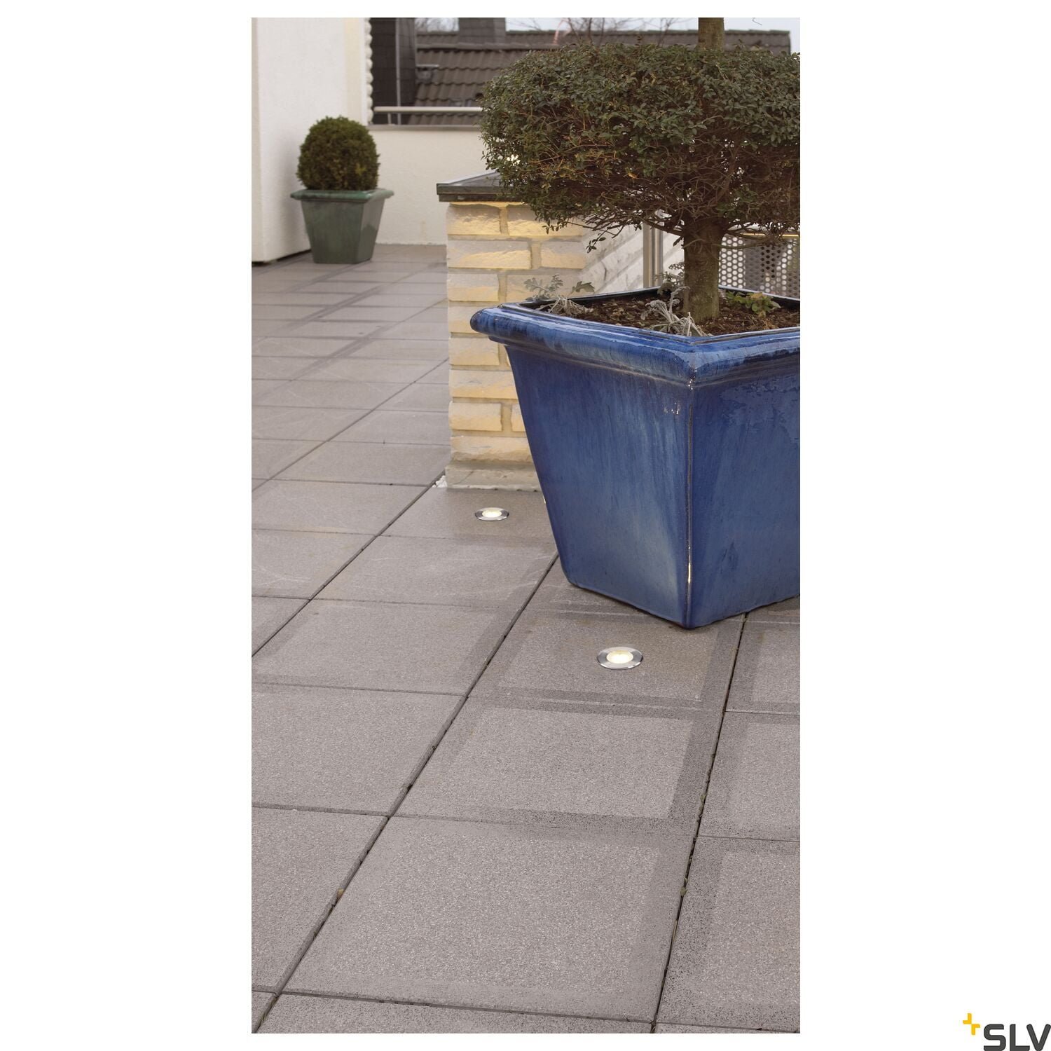 DASAR® FLAT 80,  Bodeneinbauleuchte, LED, 3000K, IP67, rund, edelstahl gebürstet, 3,5W 5