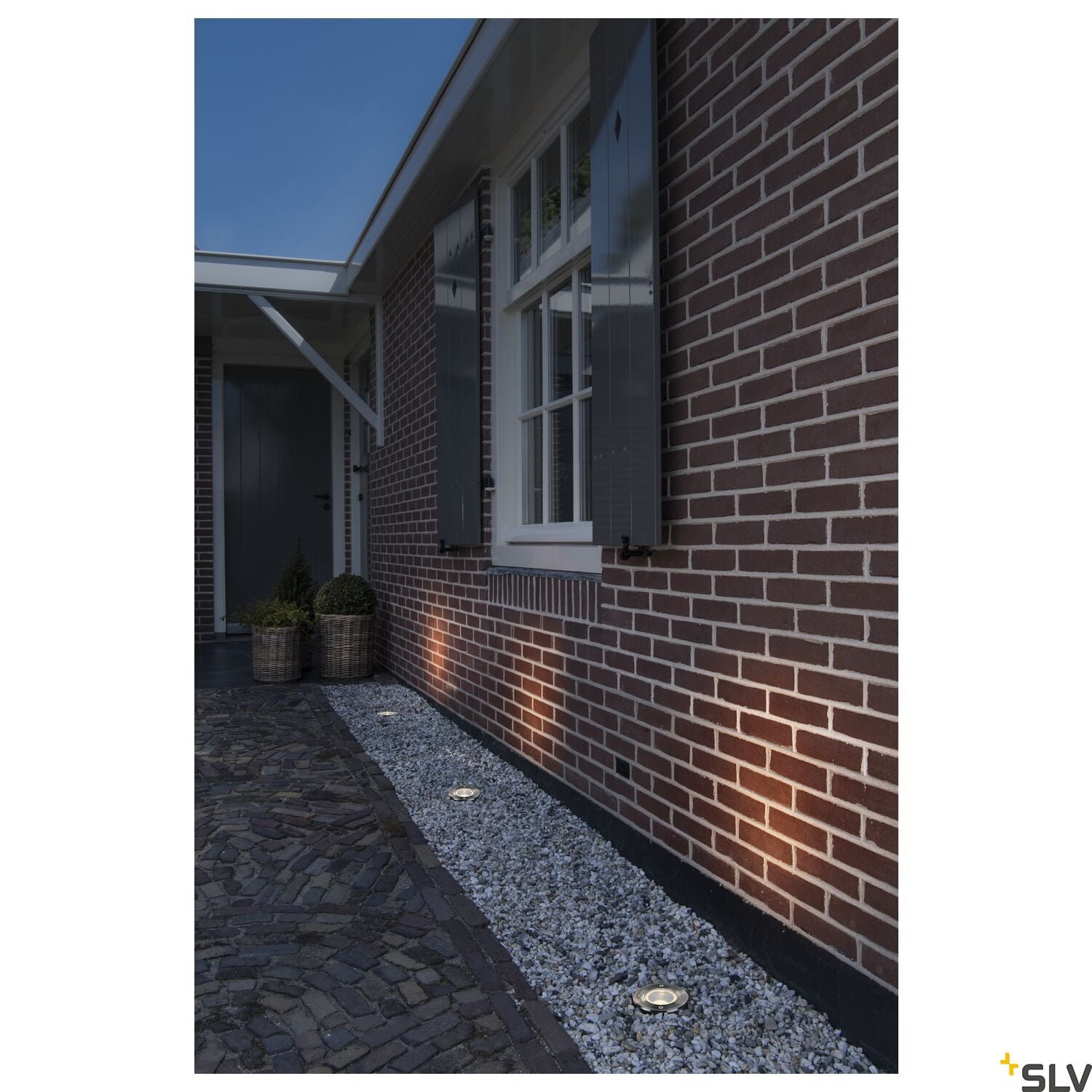 DASAR® 115,  Bodeneinbaustrahler, QPAR51, IP67, rund, edelstahl 316, max. 35W Edelstahl 4