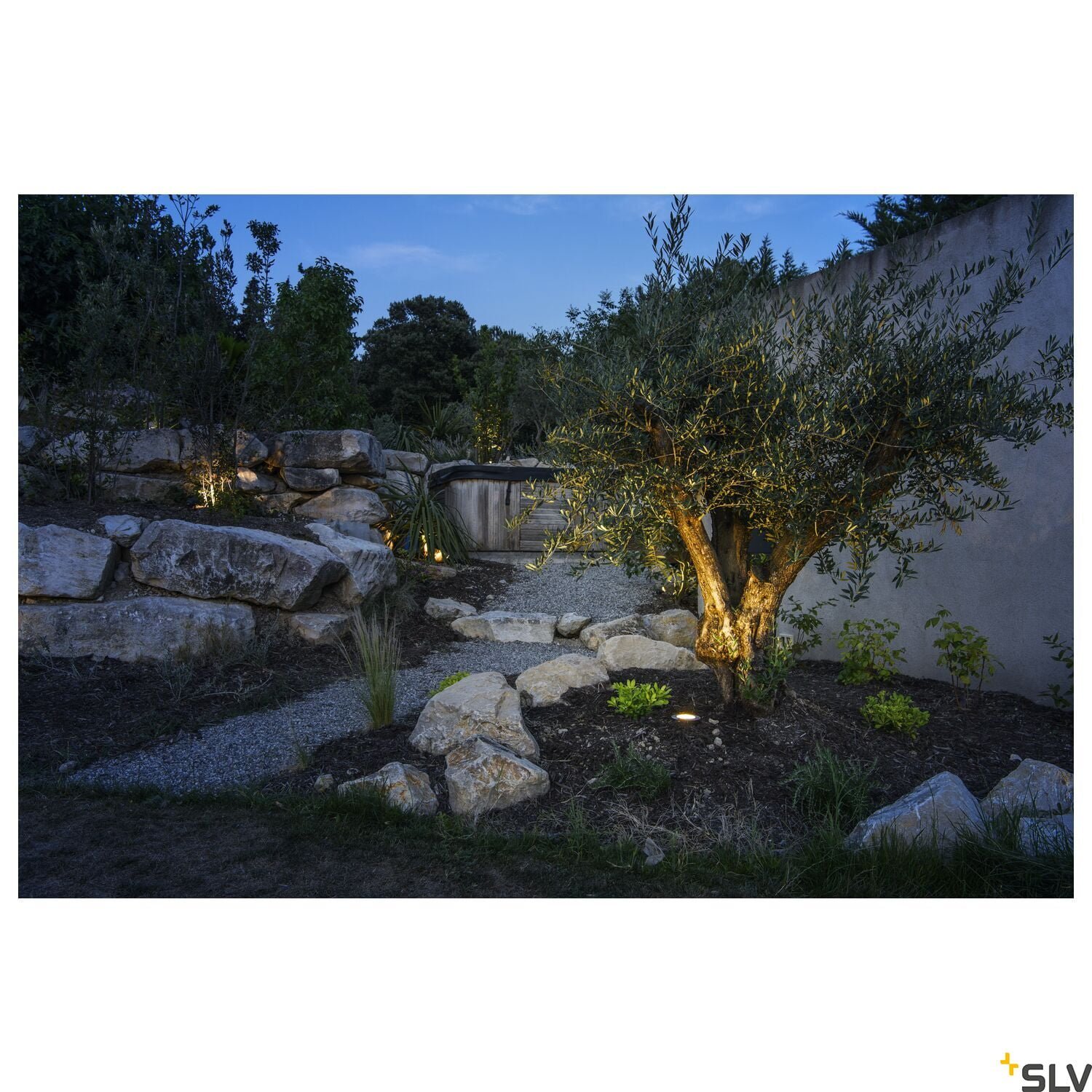 DASAR® 115,  Bodeneinbaustrahler, QPAR51, IP67, rund, edelstahl 316, max. 35W Edelstahl 3