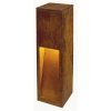 RUSTY SLOT 50,  Standleuchte, TC-DSE, IP44, stahl gerostet, L/B/H 12/12/50 cm, max. 11W 7