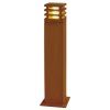 RUSTY SQUARE 70,  Standleuchte, TC-DSE, IP55, eckig, stahl gerostet, L/B/H 12/12/71 cm, max. 11W 3