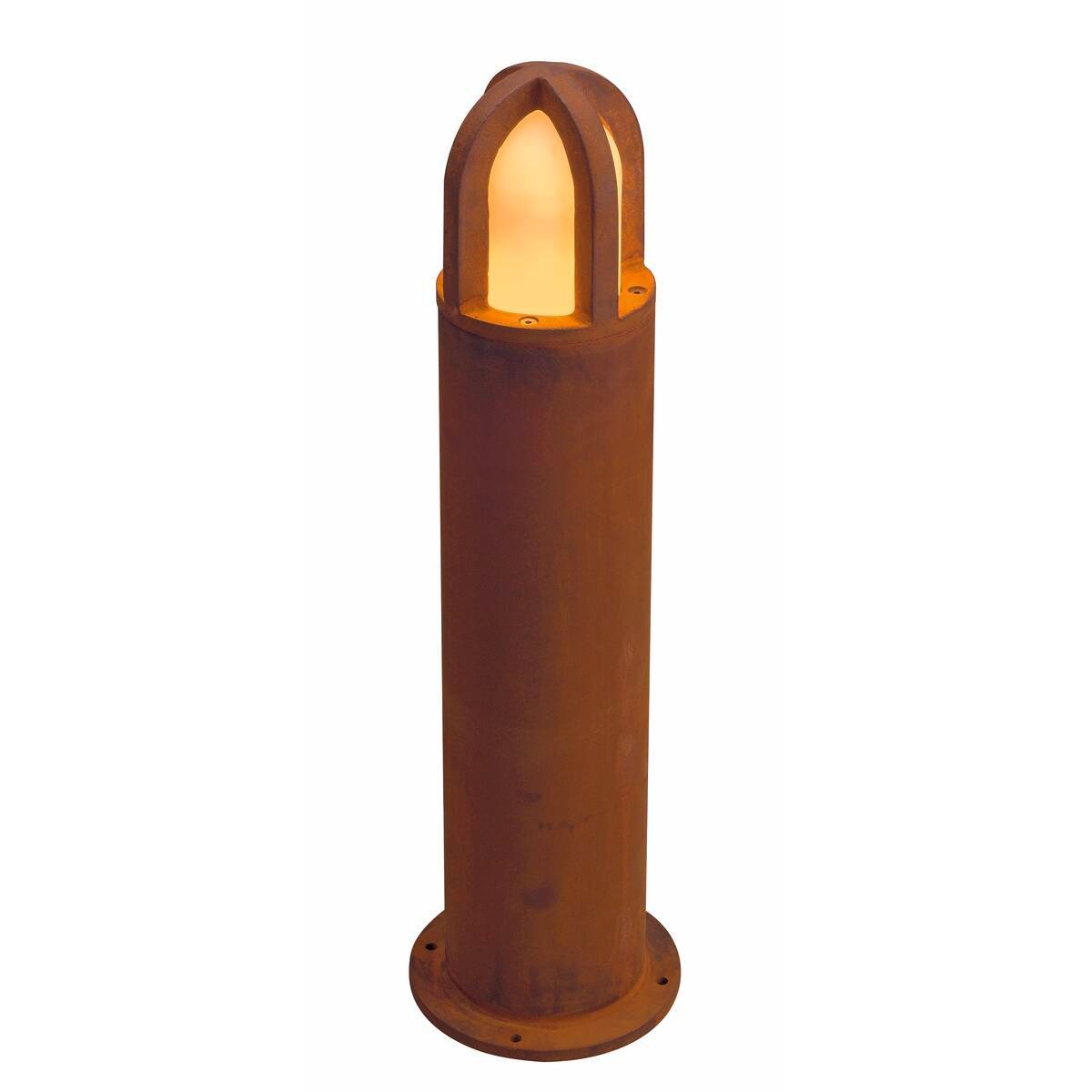 RUSTY CONE 70,  Standleuchte, TC-DSE, IP54, rund, stahl gerostet, Ø/H 15/70 cm, max. 11W 2