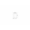 THEO WALL,  Wandleuchte, QPAR51, eckig, silbergrau, max. 35W 4